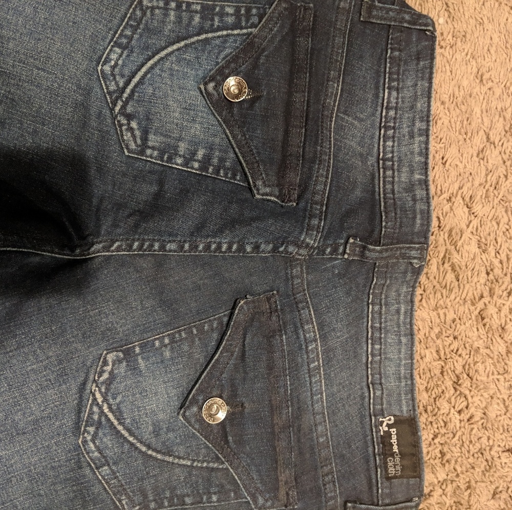 Low Rise Paper Denim & Cloth Jeans - Picture 3 of 5